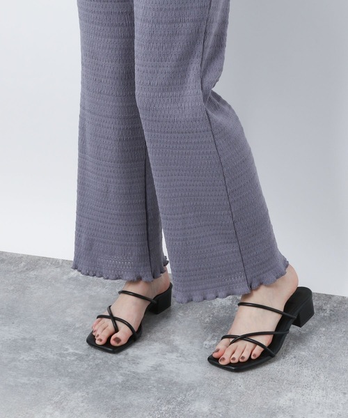 A part by（アパートバイ）の「Poレースイージーパンツ　951707（その他パンツ・レディース・ライトグレー/ブラック/グリーン系その他4/ブルー系その他5・FREE）」の10枚目の写真