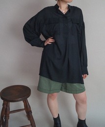 NICOLE CLUB | 【NICOLE CLUB】スキッパーチュニックブラウス(シャツ/ブラウス)