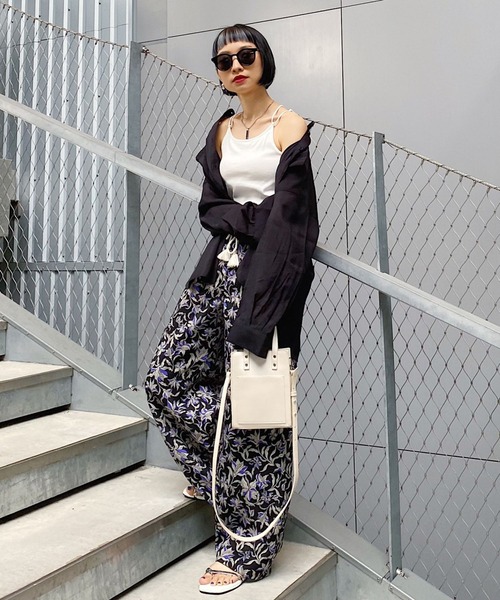 PAGEBOY（ページボーイ）の「カップツキバッククロスキャミ（キャミソール・レディース・ブラック/パープル/オフホワイト/ブラウン系その他・FREE）」の7枚目の写真