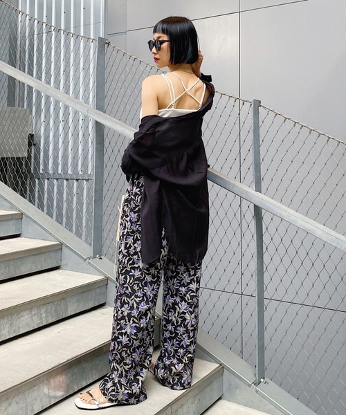 PAGEBOY（ページボーイ）の「カップツキバッククロスキャミ（キャミソール・レディース・ブラック/パープル/オフホワイト/ブラウン系その他・FREE）」の8枚目の写真