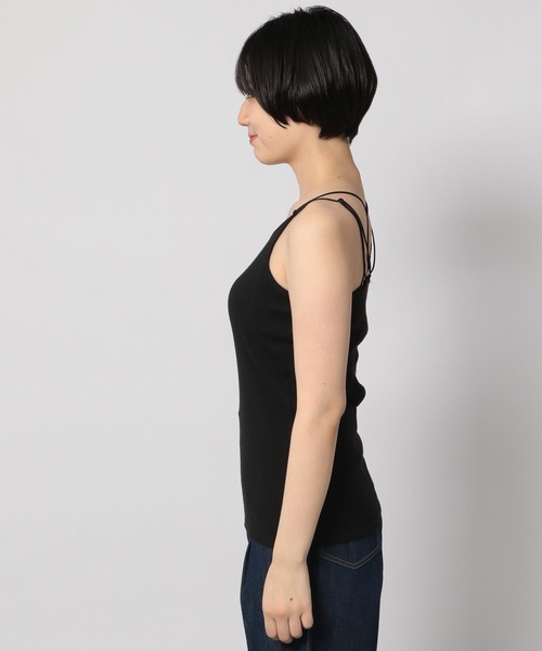 PAGEBOY（ページボーイ）の「カップツキバッククロスキャミ（キャミソール・レディース・ブラック/パープル/オフホワイト/ブラウン系その他・FREE）」の22枚目の写真