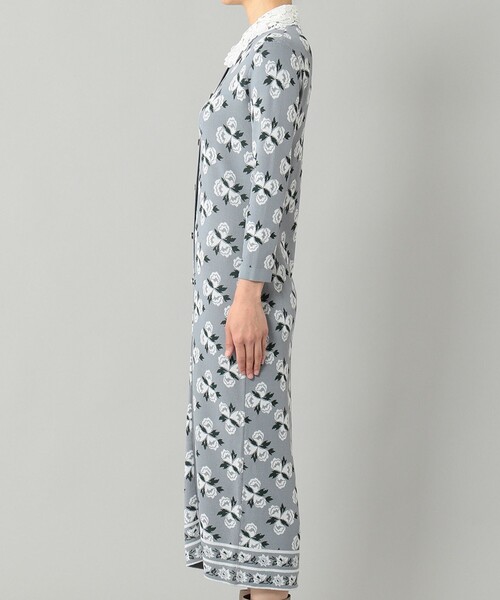 Grace ワンピースフラワータイトニットワンピース ワンピース Grace Continental グレースコンチネンタル のファッション