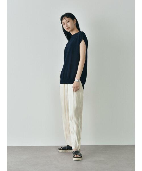 GARAGE OF GOOD CLOTHING（ガレージオブグッドクロージング）の「シャイニ-サテンパンツ＊＊（その他パンツ・レディース・グリーン/アイボリー/ブラック・FREE）」の16枚目の写真