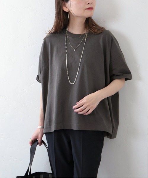 JOURNAL STANDARD（ジャーナルスタンダード）の「■■■汗ジミ防止ビッグTシャツ◆2（Tシャツ/カットソー・レディース・ブラック/ホワイト/ホワイト×ホワイト/グレー・FREE）」の15枚目の写真