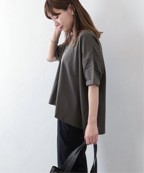 JOURNAL STANDARD（ジャーナルスタンダード）の「■■■汗ジミ防止ビッグTシャツ◆2（Tシャツ/カットソー・レディース・ブラック/ホワイト/ホワイト×ホワイト/グレー・FREE）」の11枚目の写真