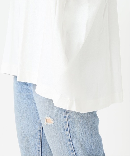 JOURNAL STANDARD（ジャーナルスタンダード）の「■■■汗ジミ防止ビッグTシャツ◆2（Tシャツ/カットソー・レディース・ブラック/ホワイト/ホワイト×ホワイト/グレー・FREE）」の12枚目の写真