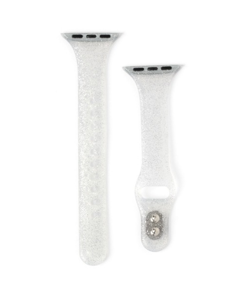 Me%（ミィパーセント）の「【38mm/40mm対応】アップルウォッチラメバンド（デジタル腕時計・レディース・その他/ライトピンク・FREE）」の2枚目の写真