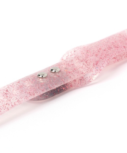 Me%（ミィパーセント）の「【38mm/40mm対応】アップルウォッチラメバンド（デジタル腕時計・レディース・その他/ライトピンク・FREE）」の9枚目の写真