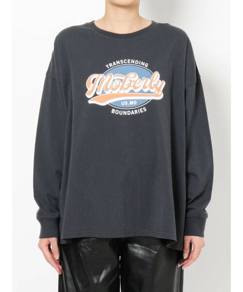 Ungrid(アングリッド)の「ロゴロングスリーブTee(Tシャツ/カットソー・レディース・オフホワイト/グレー/チャコールグレー・FREE)」の19枚目の写真