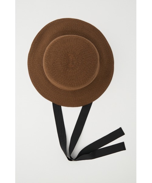 SLY（スライ）の「CAPELIN HAT ハット（ハット・レディース・ブラウン/ベージュ・FREE）」の5枚目の写真