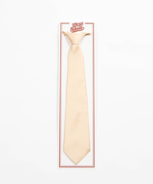 WEGO（ウィゴー）の「WEGO/無地スクールネクタイ（ネクタイ・レディース・ネイビー/ブラウン/ピンク/ワイン/ベージュ/グレー/ベージュ系その他/ブラック・FREE）」の13枚目の写真