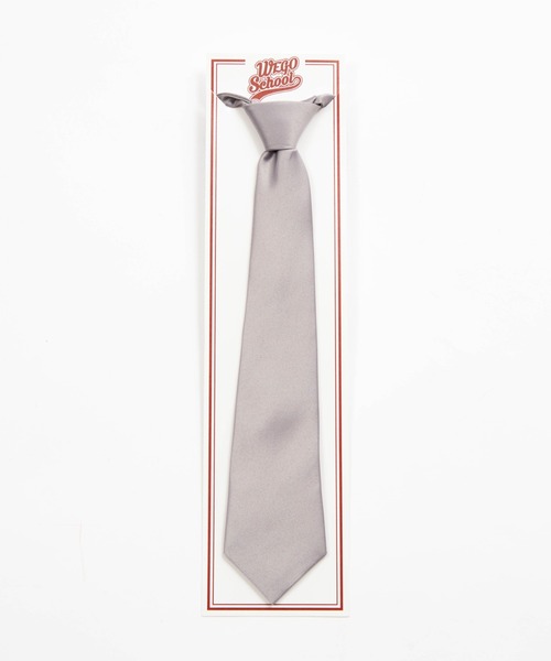 WEGO（ウィゴー）の「WEGO/無地スクールネクタイ（ネクタイ・レディース・ネイビー/ブラウン/ピンク/ワイン/ベージュ/グレー/ベージュ系その他/ブラック・FREE）」の14枚目の写真