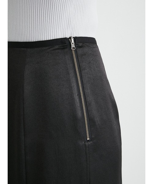 Mila Owen(ミラオーウェン)の「マチデザインリバーシブルナロースカート(スカート・レディース・パープル/カーキ/アイボリー・1/0)」の11枚目の写真