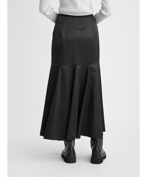 Mila Owen(ミラオーウェン)の「マチデザインリバーシブルナロースカート(スカート・レディース・パープル/カーキ/アイボリー・1/0)」の8枚目の写真