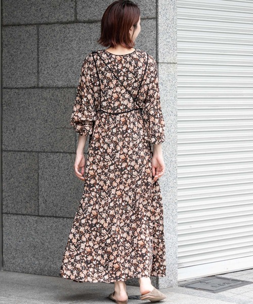 URBAN RESEARCH Sonny Label(アーバンリサーチサニーレーベル)の「ボーホーフラワーワンピース(ワンピース・レディース・ブラック/カーキ/イエロー・FREE)」の13枚目の写真