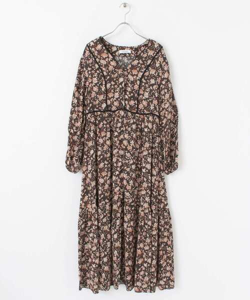 URBAN RESEARCH Sonny Label(アーバンリサーチサニーレーベル)の「ボーホーフラワーワンピース(ワンピース・レディース・ブラック/カーキ/イエロー・FREE)」の18枚目の写真