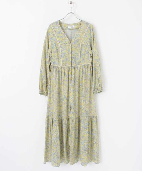 URBAN RESEARCH Sonny Label(アーバンリサーチサニーレーベル)の「ボーホーフラワーワンピース(ワンピース・レディース・ブラック/カーキ/イエロー・FREE)」の5枚目の写真