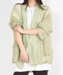 w closet | シアーW前テーラードジャケット(テーラードジャケット)