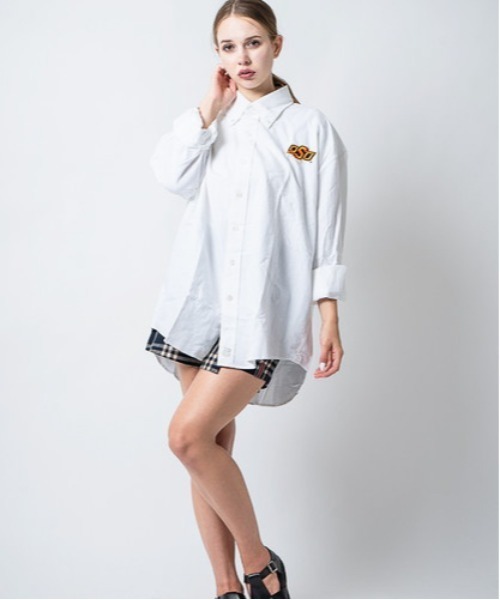 INNOCENT(イノセント)の「【IZOD / アイゾッド】IZOD COLLEGIATE L/S OX BD SHIRT【Wo】【it】(シャツ/ブラウス・レディース・ホワイト・MEDIUM/XX-LARGE)」の8枚目の写真