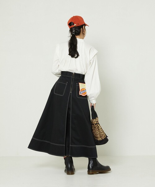 Dickies ＆フリークスストア＆グラミチブラック プリーツスカート S FREAK'S STORE - 新品 フリークスストア dickies プリーツ