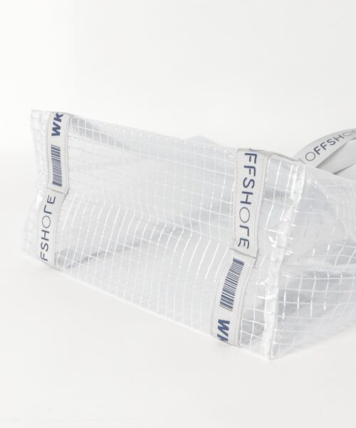 OFFSHORE(オフショア)の「OF×WEEKEND(ER) PVC TOTE BAG(トートバッグ・メンズ・ホワイト・ONE SIZE)」の7枚目の写真