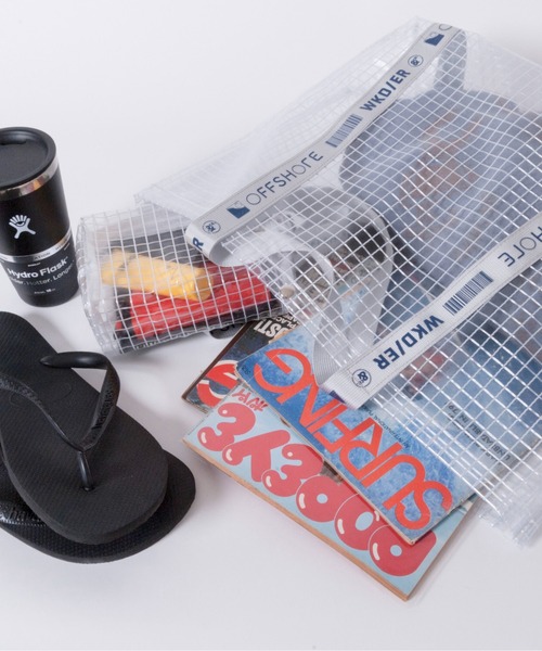 OFFSHORE(オフショア)の「OF×WEEKEND(ER) PVC TOTE BAG(トートバッグ・メンズ・ホワイト・ONE SIZE)」の6枚目の写真