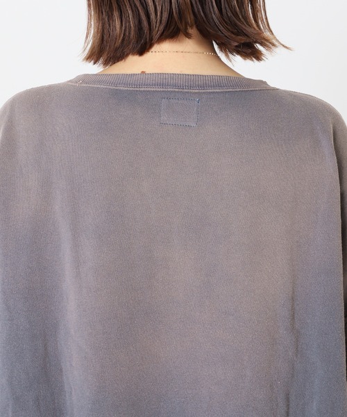 RIDING HIGH（ライディングハイ）の「■■《別注》【RIDING HIGH/ライディングハイ】ヴィンテージ 風スウェット◆（Tシャツ/カットソー・レディース・ネイビー/レッド/ナチュラル/キャメル・LARGE）」の5枚目の写真