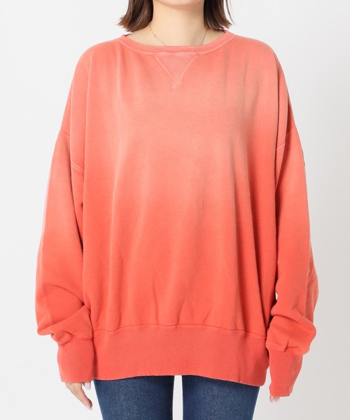 RIDING HIGH（ライディングハイ）の「■■《別注》【RIDING HIGH/ライディングハイ】ヴィンテージ 風スウェット◆（Tシャツ/カットソー・レディース・ネイビー/レッド/ナチュラル/キャメル・LARGE）」の12枚目の写真