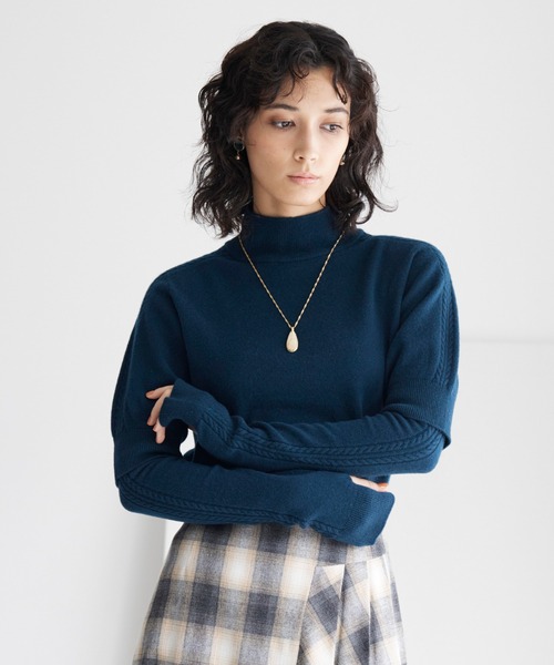 ANAYI（アナイ）の「サイドビジューモチーフ　ネックレス（ネックレス・レディース・ゴールド系その他・FREE）」の7枚目の写真