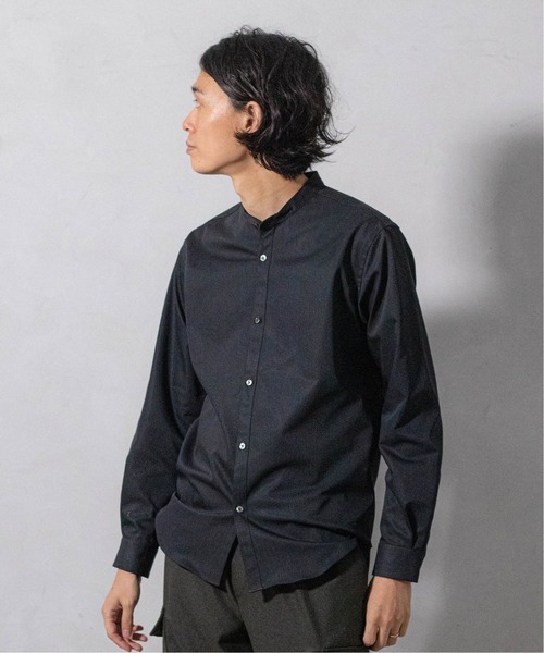 EDIFICE（エディフィス）の「【SOLOTEX(R) / ソロテックス(R)】DENIM バンドカラーシャツ（シャツ/ブラウス・メンズ・ブラック/ブルー系その他・SMALL/MEDIUM/LARGE/X-LARGE）」の2枚目の写真