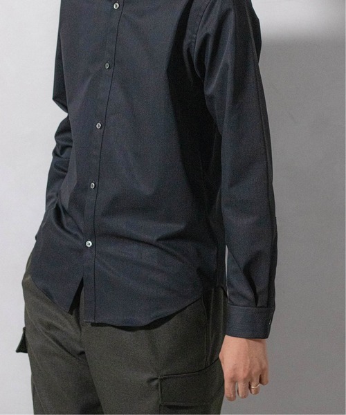 EDIFICE（エディフィス）の「【SOLOTEX(R) / ソロテックス(R)】DENIM バンドカラーシャツ（シャツ/ブラウス・メンズ・ブラック/ブルー系その他・SMALL/MEDIUM/LARGE/X-LARGE）」の5枚目の写真