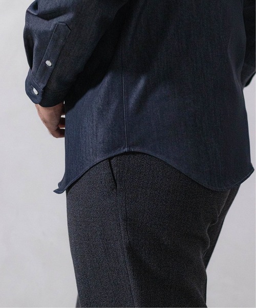 EDIFICE（エディフィス）の「【SOLOTEX(R) / ソロテックス(R)】DENIM バンドカラーシャツ（シャツ/ブラウス・メンズ・ブラック/ブルー系その他・SMALL/MEDIUM/LARGE/X-LARGE）」の14枚目の写真