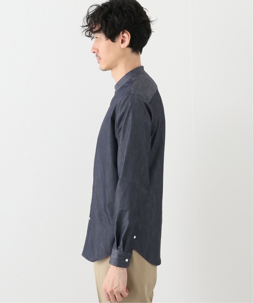 EDIFICE（エディフィス）の「【SOLOTEX(R) / ソロテックス(R)】DENIM バンドカラーシャツ（シャツ/ブラウス・メンズ・ブラック/ブルー系その他・SMALL/MEDIUM/LARGE/X-LARGE）」の20枚目の写真