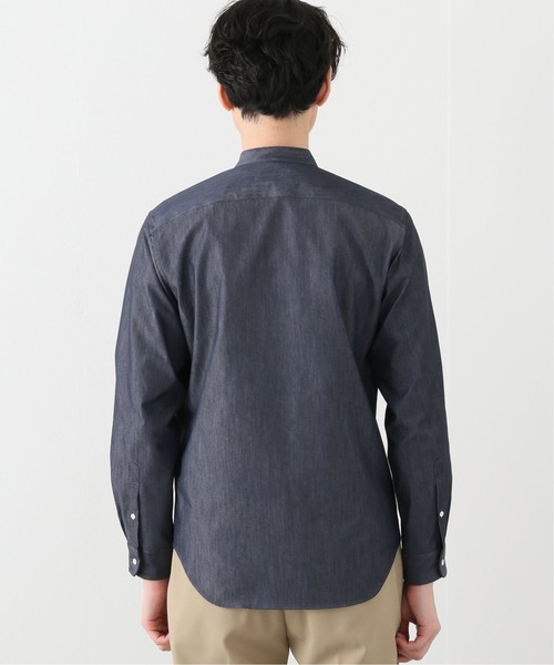 EDIFICE（エディフィス）の「【SOLOTEX(R) / ソロテックス(R)】DENIM バンドカラーシャツ（シャツ/ブラウス・メンズ・ブラック/ブルー系その他・SMALL/MEDIUM/LARGE/X-LARGE）」の6枚目の写真