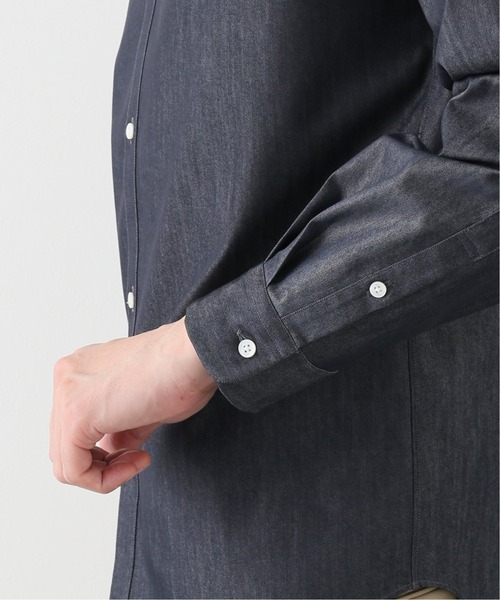 EDIFICE（エディフィス）の「【SOLOTEX(R) / ソロテックス(R)】DENIM バンドカラーシャツ（シャツ/ブラウス・メンズ・ブラック/ブルー系その他・SMALL/MEDIUM/LARGE/X-LARGE）」の17枚目の写真