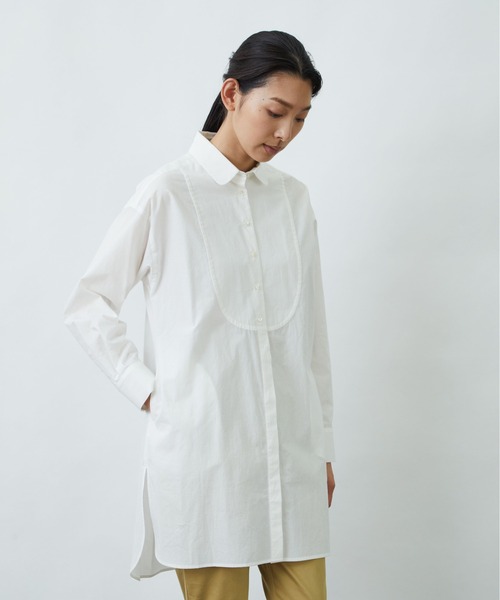 LOISIR（ロワズィール）の「ラウンドカラーチュニックシャツ