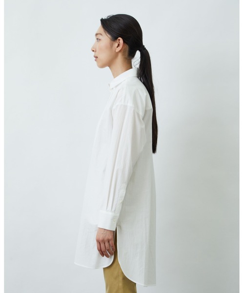 LOISIR（ロワズィール）の「ラウンドカラーチュニックシャツ（チュニック・レディース・サックスブルー/チェック/オフホワイト・FREE）」の17枚目の写真