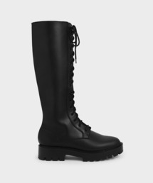 CHARLES & KEITH | レースアップ ニーハイブーツ / Lace-Up Knee-High Boots(ブーツ)