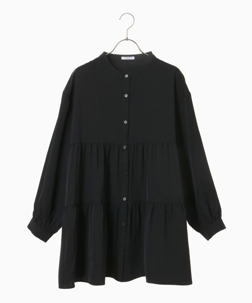 Honeys(ハニーズ)の「ティアードブラウス(シャツ/ブラウス・レディース・ホワイト/ブラック/ベージュ/ブルー系その他・S/M/L)」の19枚目の写真