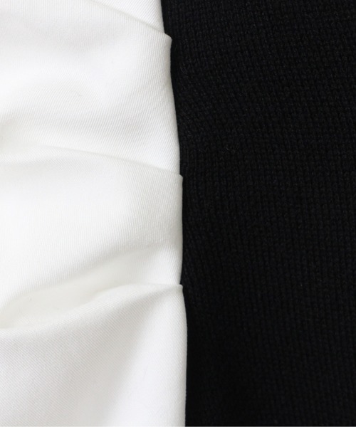 one way（ワンウェイ）の「【oneway】袖異素材ニットワンピース（ワンピース・レディース・ブラック/ベージュ/イエロー・FREE）」の7枚目の写真