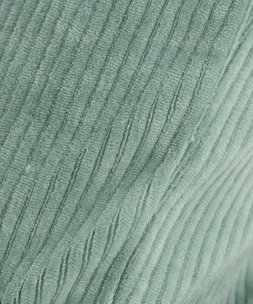 green label relaxing（グリーンレーベルリラクシング）の「コーデュロイ ジャージー フレア パンツ（その他パンツ・レディース・ホワイト/ライム/モカ・38/36）」の13枚目の写真