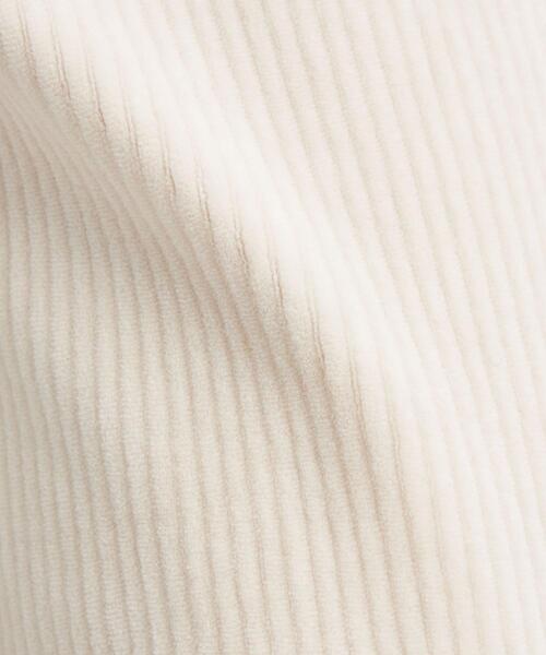 green label relaxing（グリーンレーベルリラクシング）の「コーデュロイ ジャージー フレア パンツ（その他パンツ・レディース・ホワイト/ライム/モカ・38/36）」の17枚目の写真