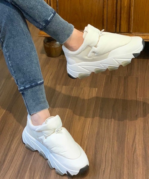 ASH（アッシュ）の「【EKO】パフィーチャンキースニーカー（スニーカー・レディース・ブラック/ホワイト/カーキ・35/36/37/38/39/40）」の5枚目の写真