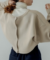 mystic | スウェットライクドルマンショートカーディガン(カーディガン/ボレロ)