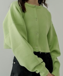 mystic | スウェットライクドルマンショートカーディガン(カーディガン/ボレロ)