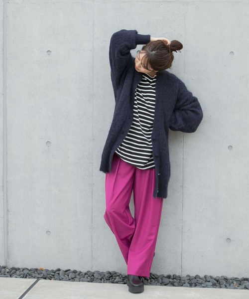 LAATO（ラート）の「MOFUMOFU CARDIGAN（カーディガン/ボレロ・レディース・グレー/ネイビー・FREE）」の9枚目の写真