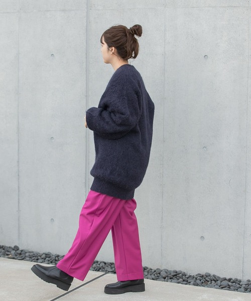 LAATO（ラート）の「MOFUMOFU CARDIGAN（カーディガン/ボレロ・レディース・グレー/ネイビー・FREE）」の11枚目の写真