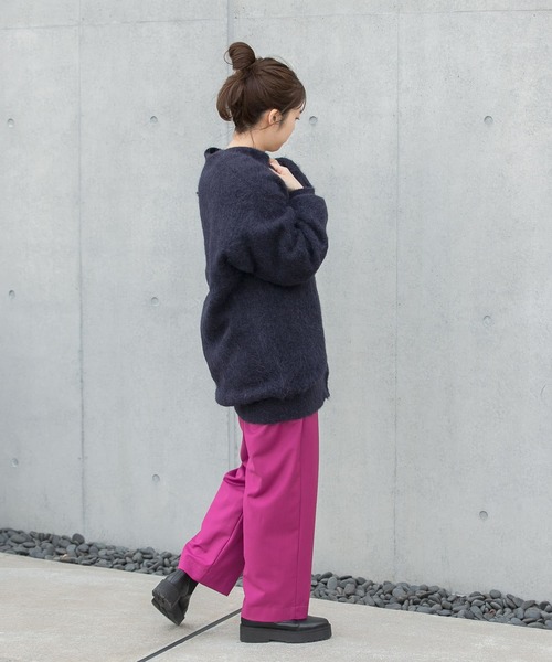LAATO（ラート）の「MOFUMOFU CARDIGAN（カーディガン/ボレロ・レディース・グレー/ネイビー・FREE）」の13枚目の写真