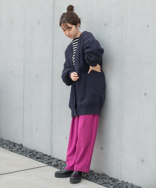 LAATO（ラート）の「MOFUMOFU CARDIGAN（カーディガン/ボレロ・レディース・グレー/ネイビー・FREE）」の14枚目の写真