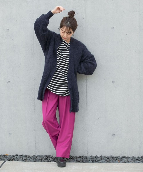 LAATO（ラート）の「MOFUMOFU CARDIGAN（カーディガン/ボレロ・レディース・グレー/ネイビー・FREE）」の16枚目の写真